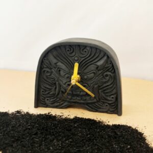Oni Guardian Clock（鬼守の時計）Charred Husk（炭黒）
